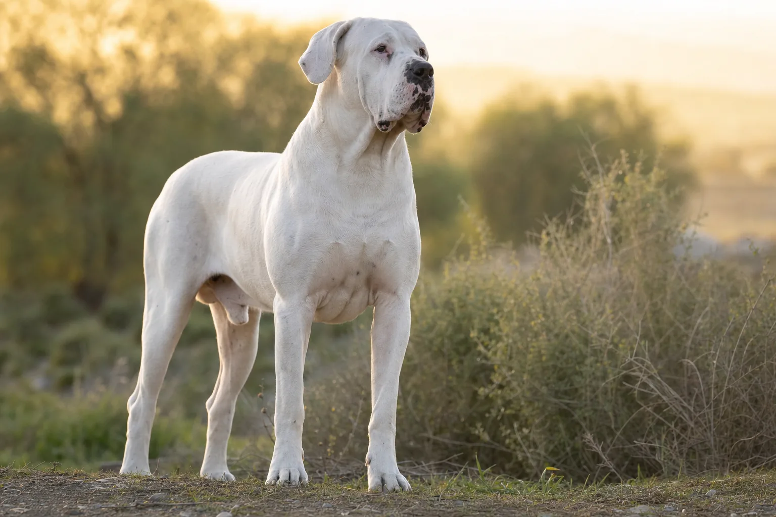 Bully Kutta (robe blanc) adulte en extérieur