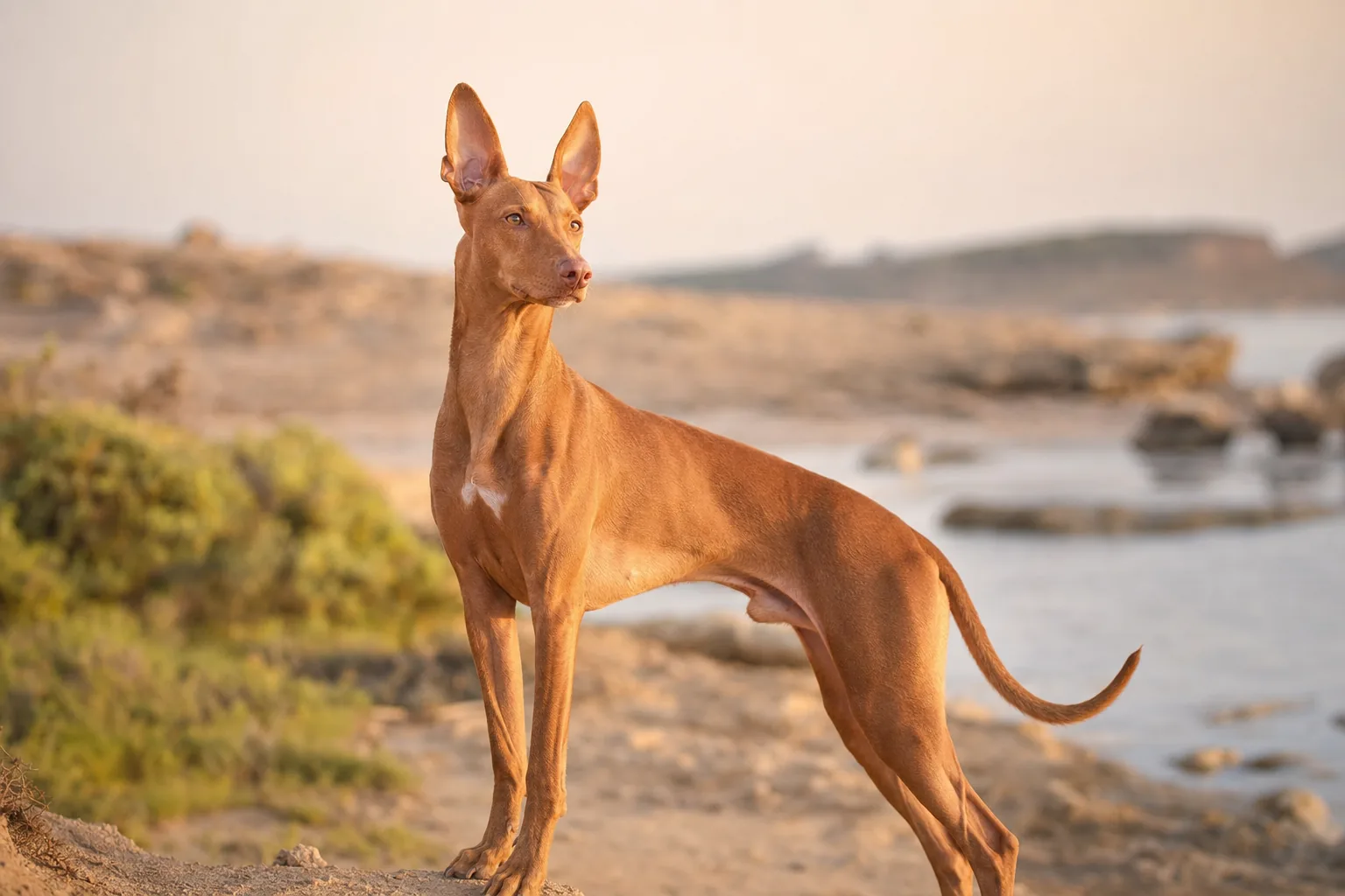 Chien du Pharaon (robe fauve) adulte en extérieur
