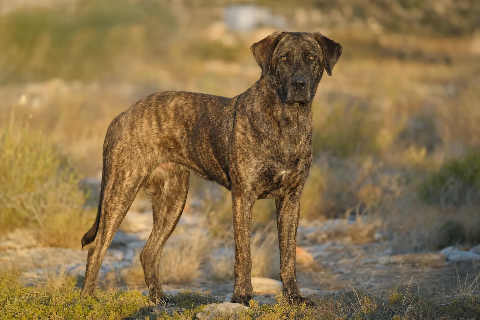 Dogue de Majorque (robe bringé) adulte en extérieur