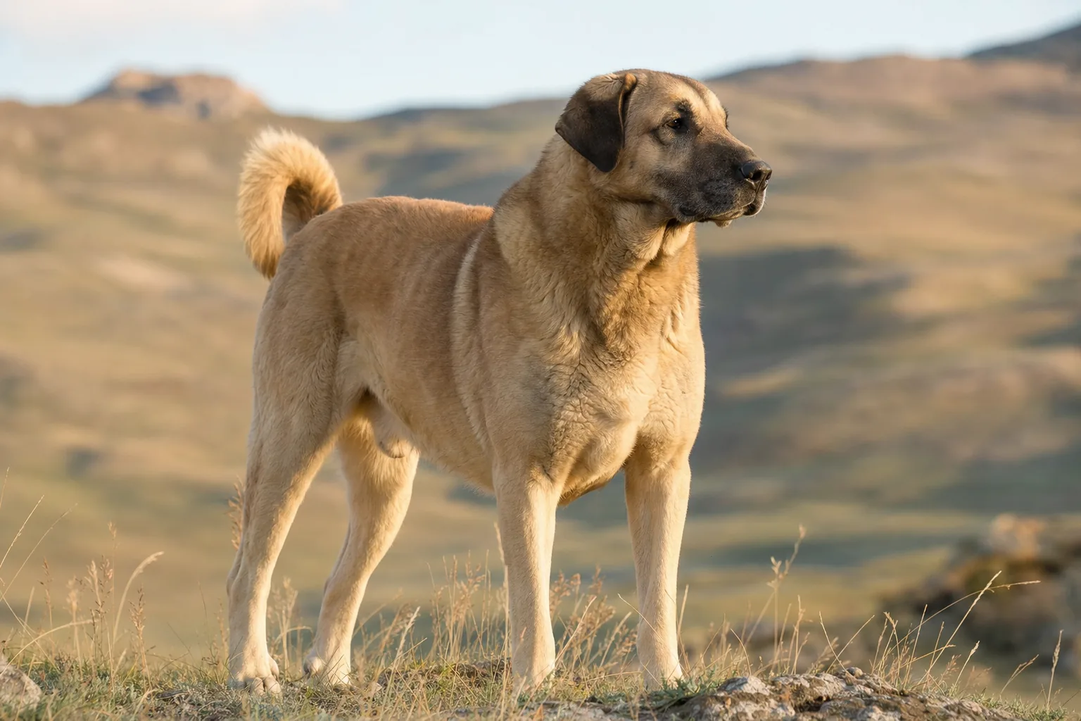 Chien Koochee (robe fauve) adulte en extérieur